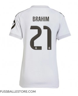 Günstige Real Madrid Brahim Diaz #21 Heimtrikot Damen 2025-26 Kurzarm